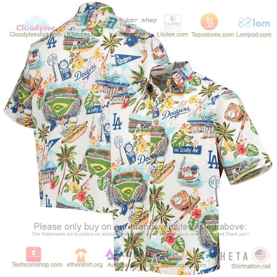 Los Angeles Dodgers Button-Up Hawaiian Shirt – LIMITED EDITION