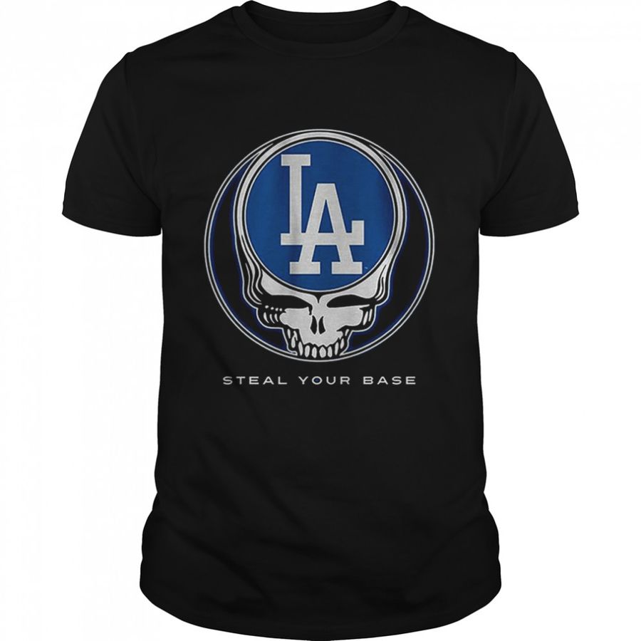 Los Angeles Dodgers Grateful Dead Steal Your Base T-Shirt