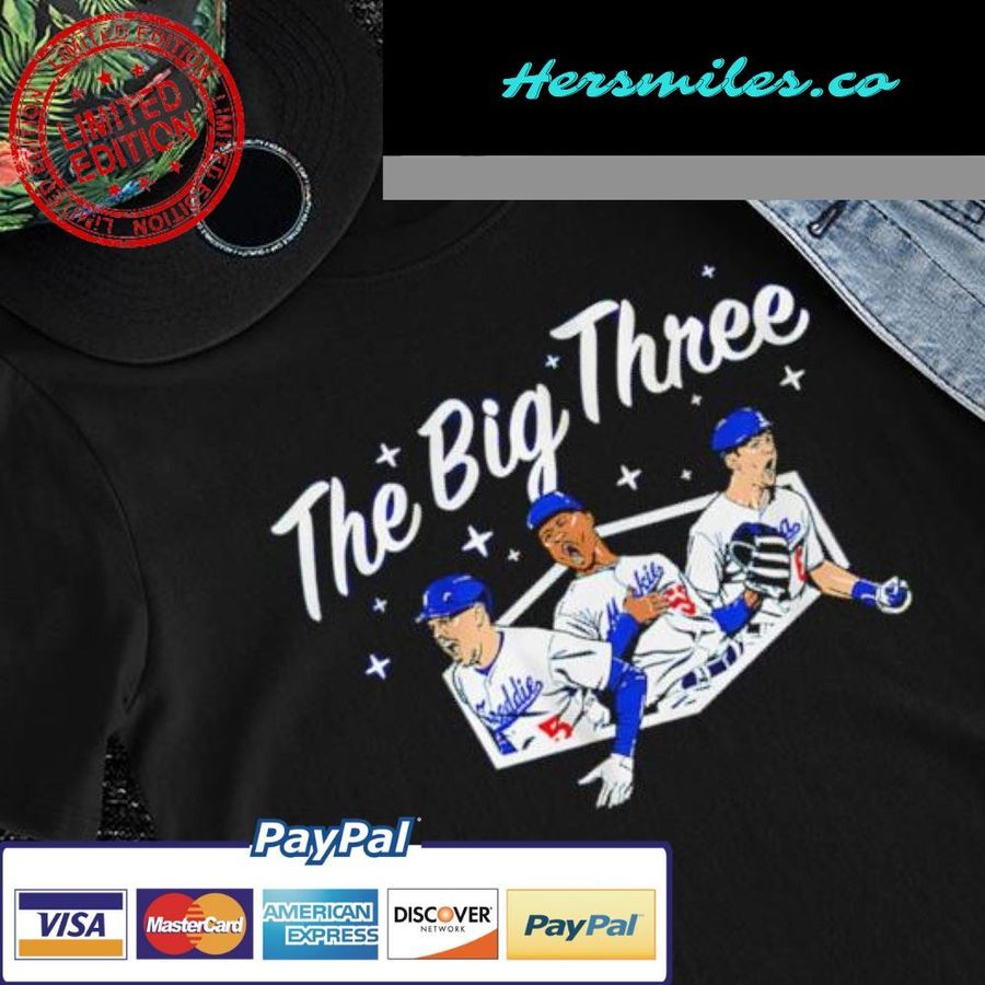 Los Angeles Dodgers The big three 2022 shirt
