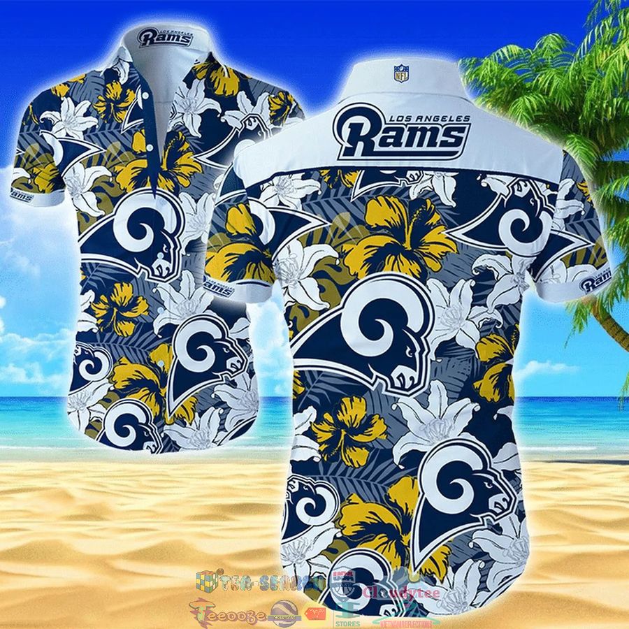 Los Angeles Rams NHL Hibiscus Tropical Hawaiian Shirt – Saleoff