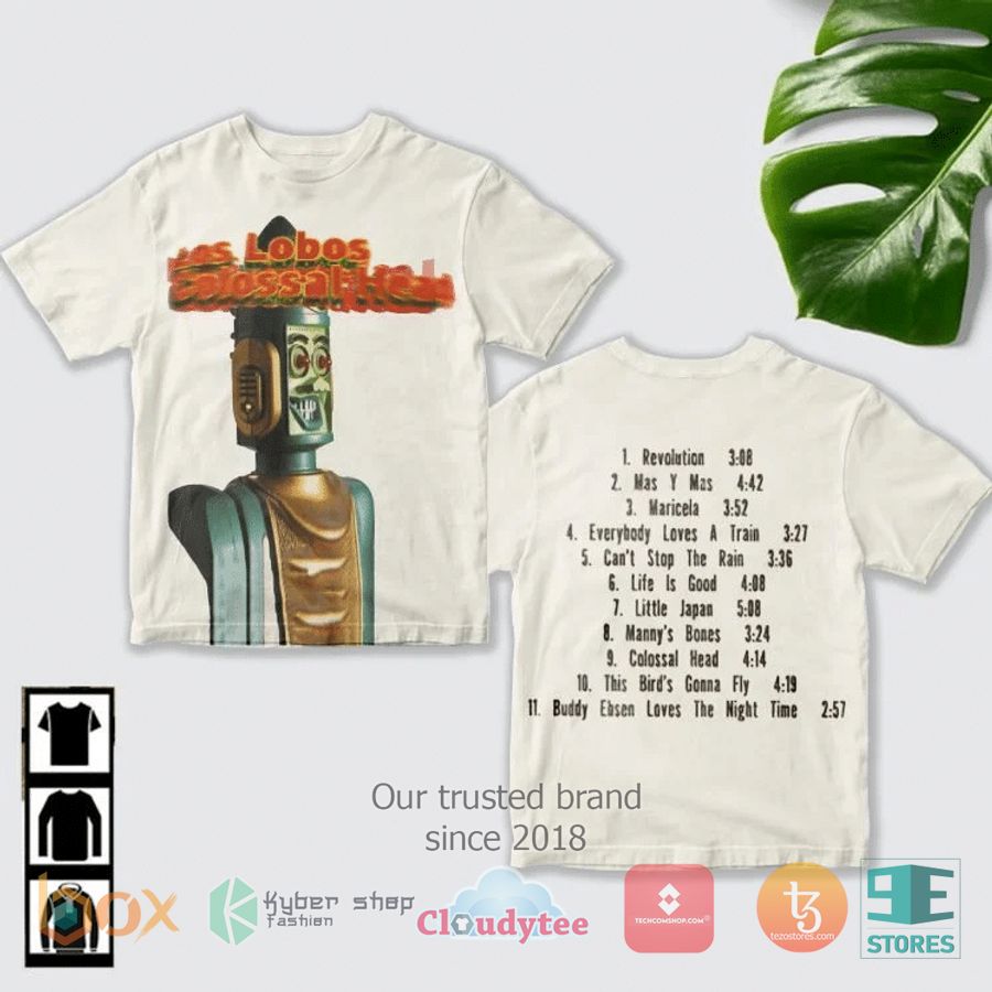 Los Lobos Band Colossal Head Album 3D T-Shirt – LIMITED EDITION