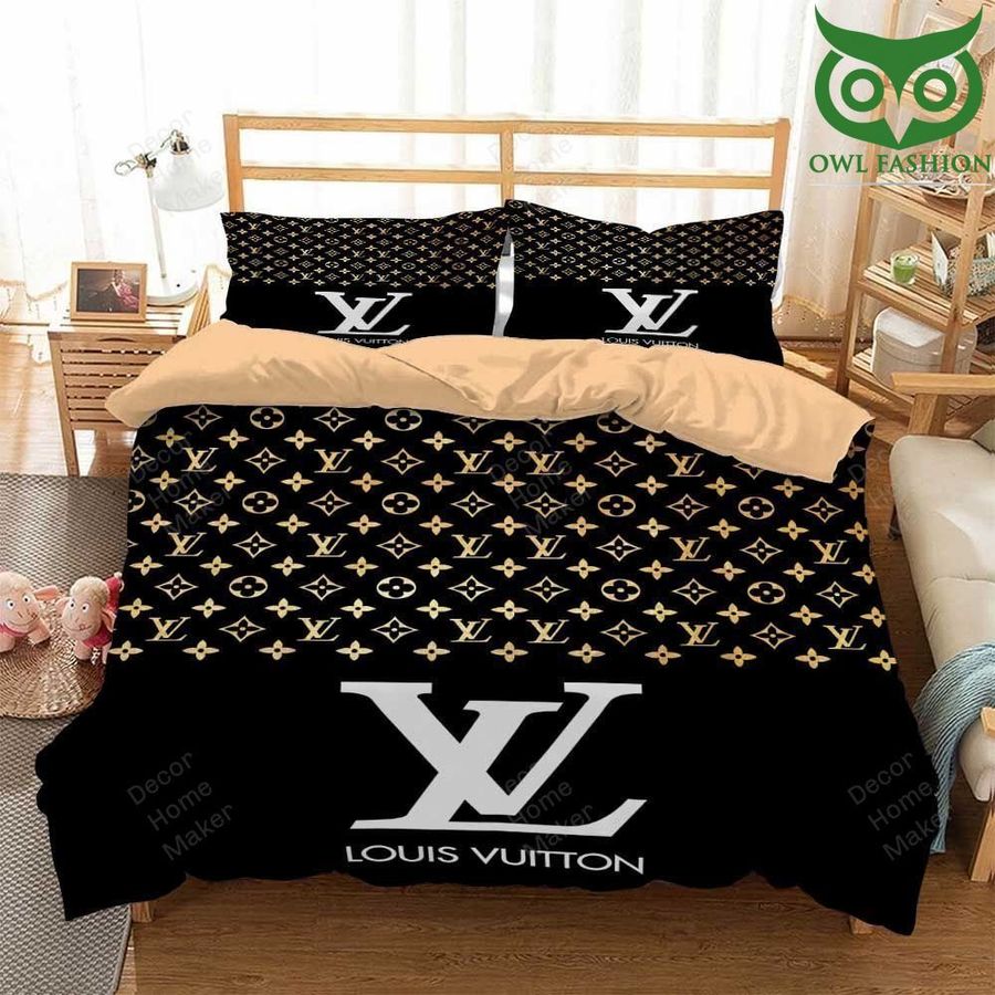 Quality Fashion Comfortable Louis Vuitton X Supreme Gucci Design Real Silk  4 Pieces Bedding Set Bed Sheet Quilt Cover  Shopee Malaysia
