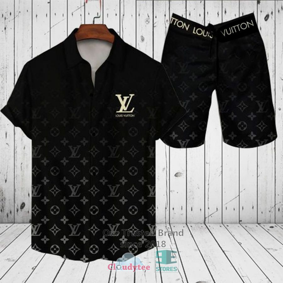 Louis Vuitton Paris Black Hawaiian Shirt, Short – LIMITED EDITION