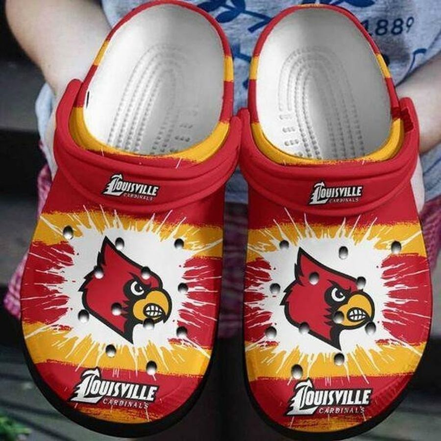 Louisville Cardinals Crocs Crocband Clog Comfortable Water Shoes