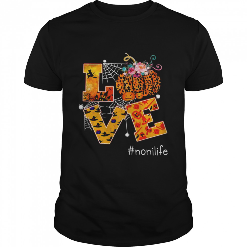 Love Halloween Pumpkin Noni Life Autum Grandma Shirt, Tshirt, Hoodie, Sweatshirt, Long Sleeve, Youth, funny shirts, gift shirts, Graphic Tee