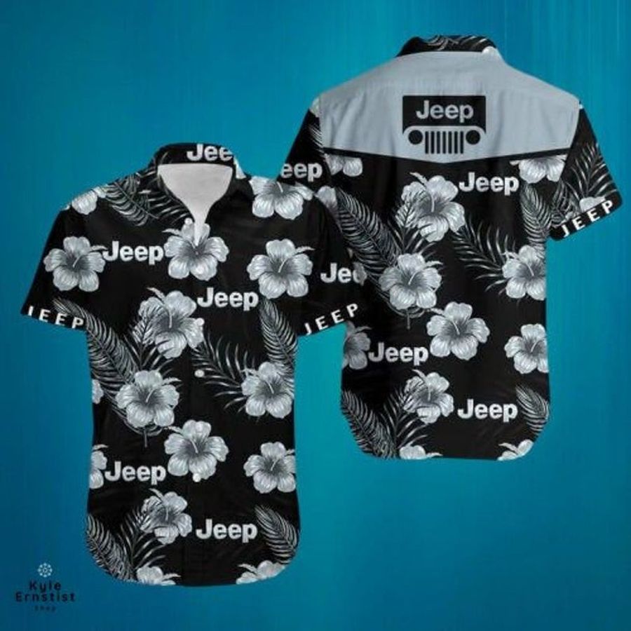 Love Jeep Car Hibiscus Cool Hawaii Shirt