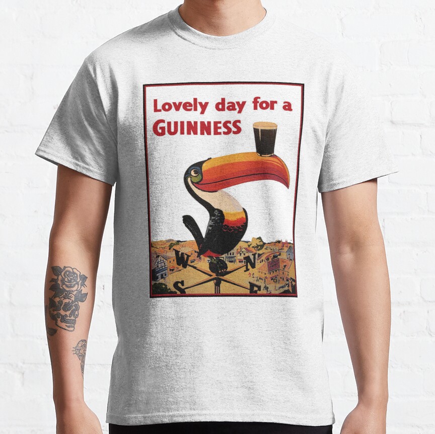 Lovely Day for a Guinness Poster Classic T-Shirt
