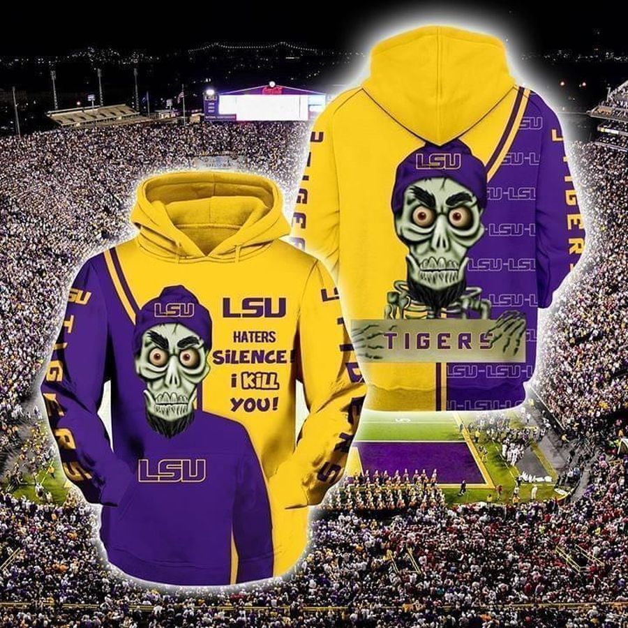 Lsu Tigers Ncaa Haters Silence I Kill You 3D Hoodie For Men For Women All Over Printed Hoodie