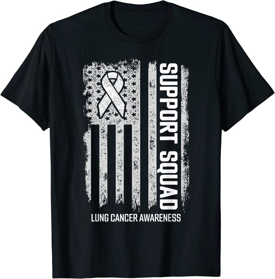 Lung Cancer Shirts Support Squad Lung Cancer Awareness