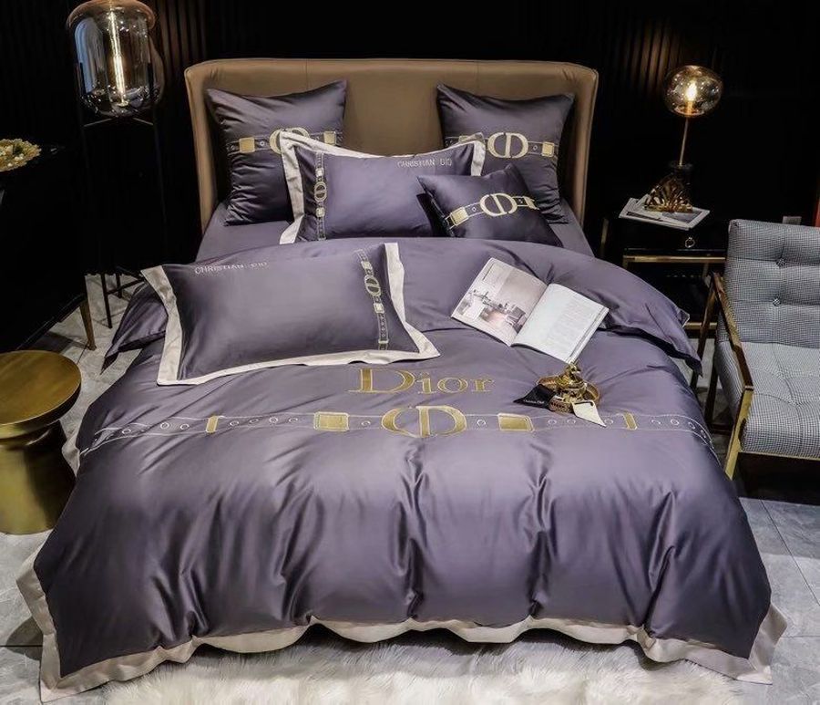 Luxury Christian Dior Brand Type 17 Bedding Sets Duvet Cover Dior Bedroom Sets