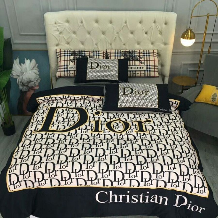 Luxury Christian Dior Brand Type 59 Bedding Sets Duvet Cover Dior Bedroom Sets