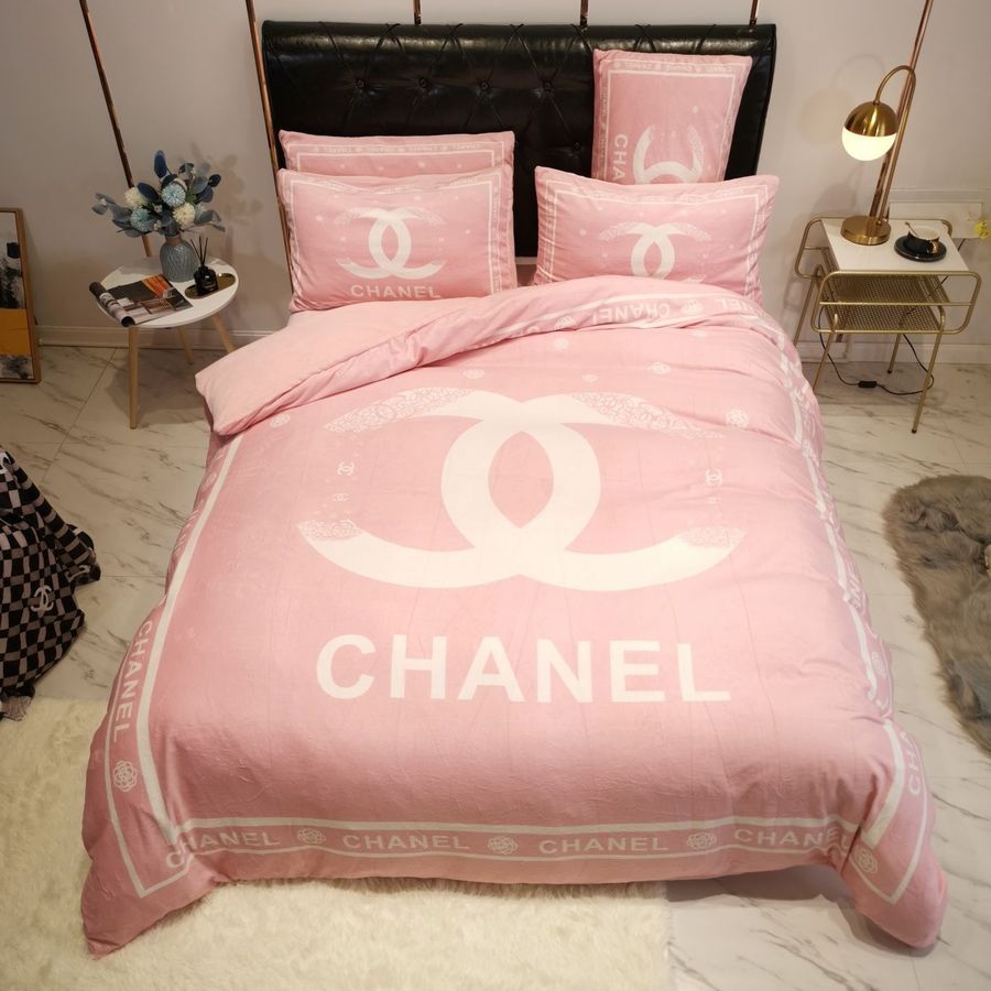 Luxury CN Chanel Type 07 Bedding Sets Duvet Cover Luxury Brand Bedroom Sets