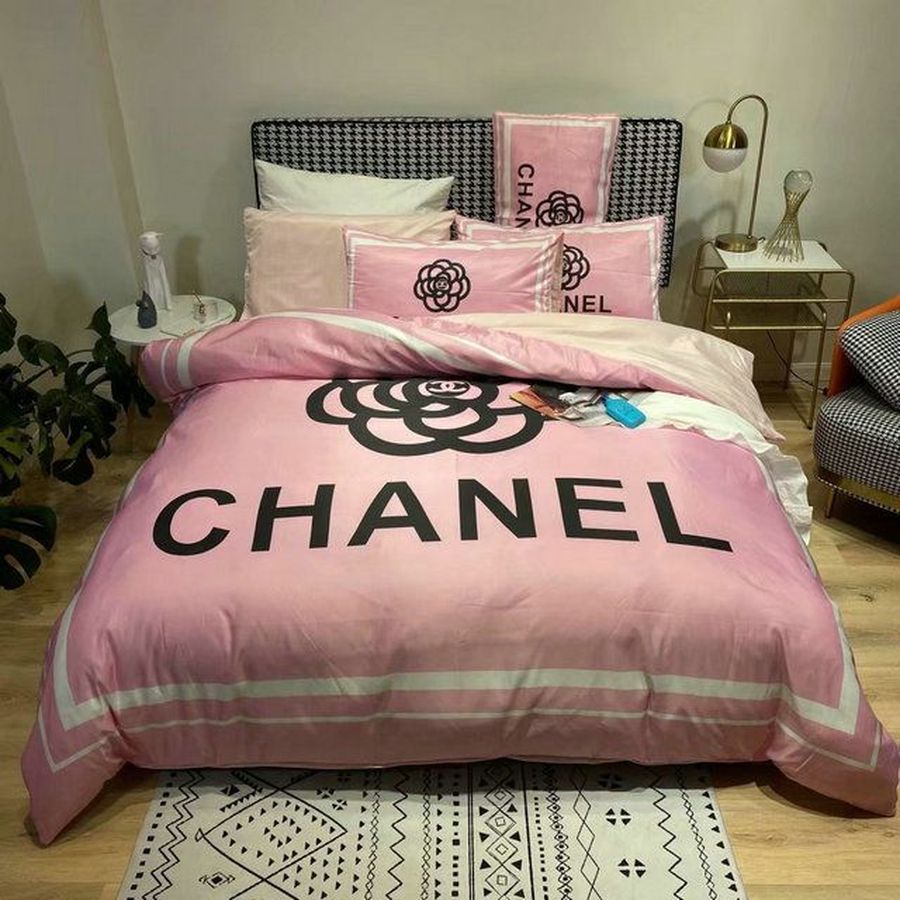 Luxury CN Chanel Type 115 Bedding Sets Duvet Cover Luxury Brand Bedroom Sets