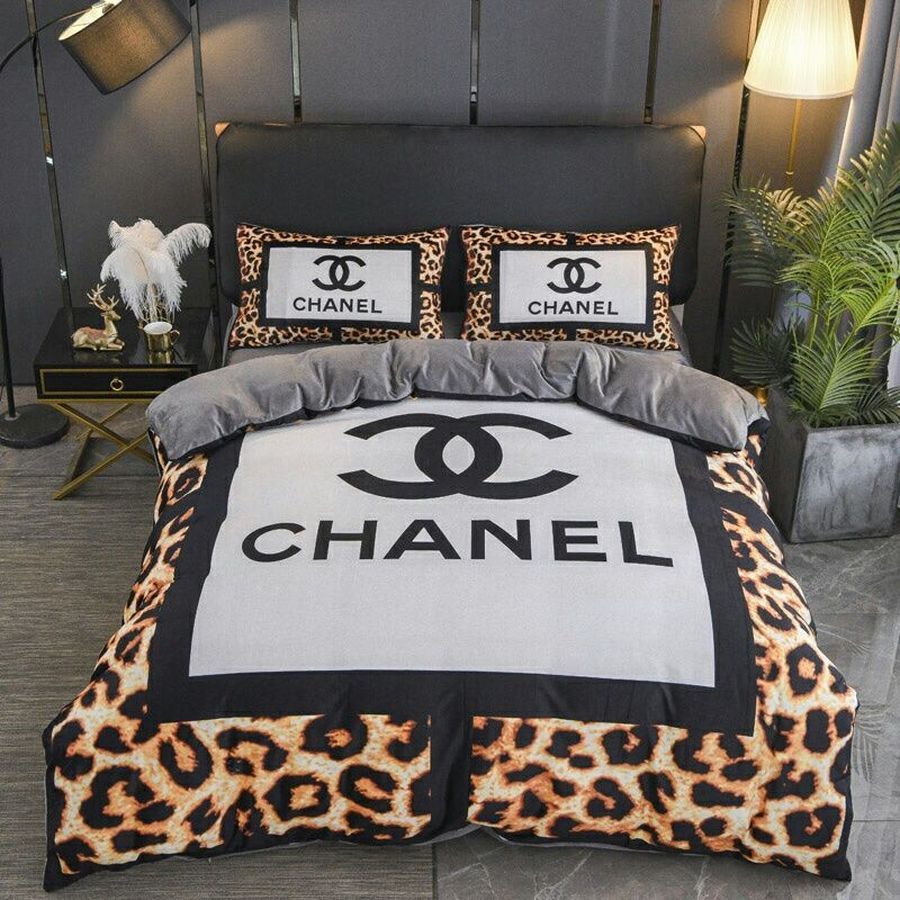 Luxury CN Chanel Type 26 Bedding Sets Duvet Cover Luxury Brand Bedroom Sets