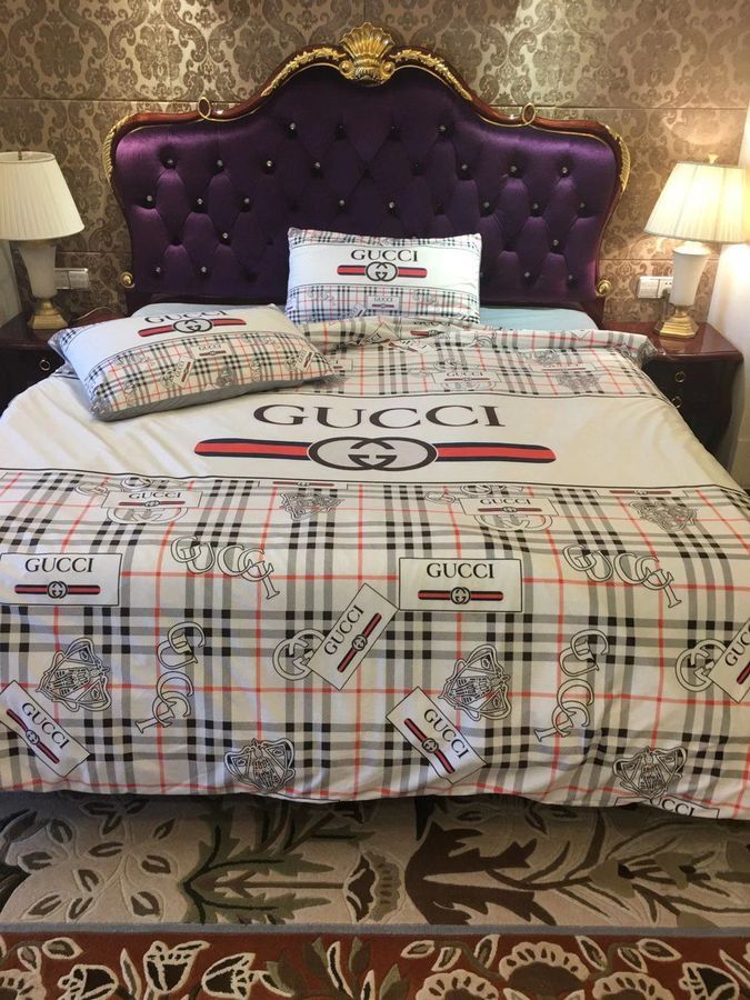 Luxury Gc Gucci Type 115 Bedding Sets Duvet Cover Luxury Brand Bedroom Sets