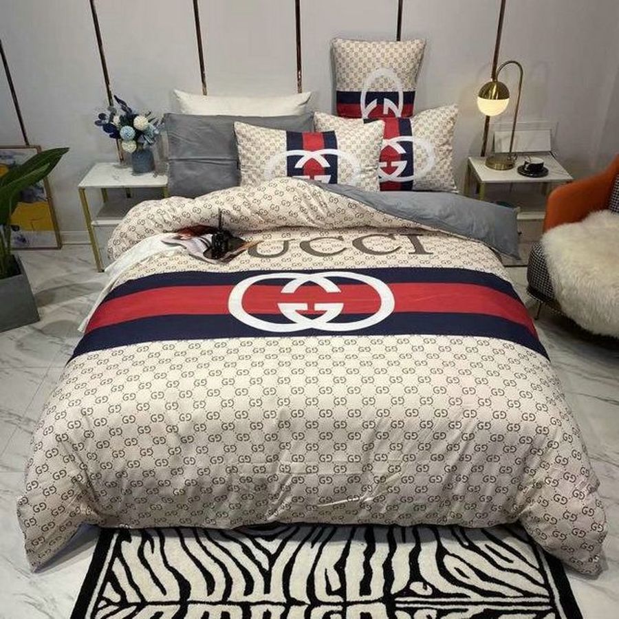 Luxury Gc Gucci Type 130 Bedding Sets Duvet Cover Luxury Brand Bedroom Sets