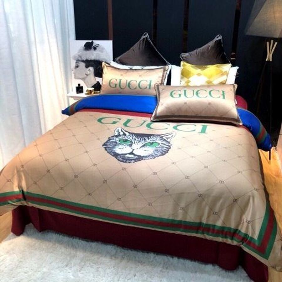 Luxury Gc Gucci Type 14 Bedding Sets Duvet Cover Luxury Brand Bedroom Sets