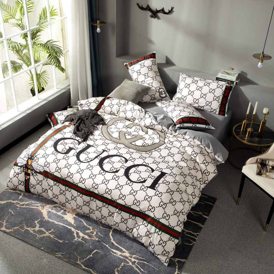 Luxury Gc Gucci Type 187 Bedding Sets Duvet Cover Luxury Brand Bedroom Sets