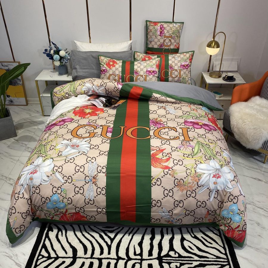 Luxury Gc Gucci Type 50 Bedding Sets Duvet Cover Luxury Brand Bedroom Sets