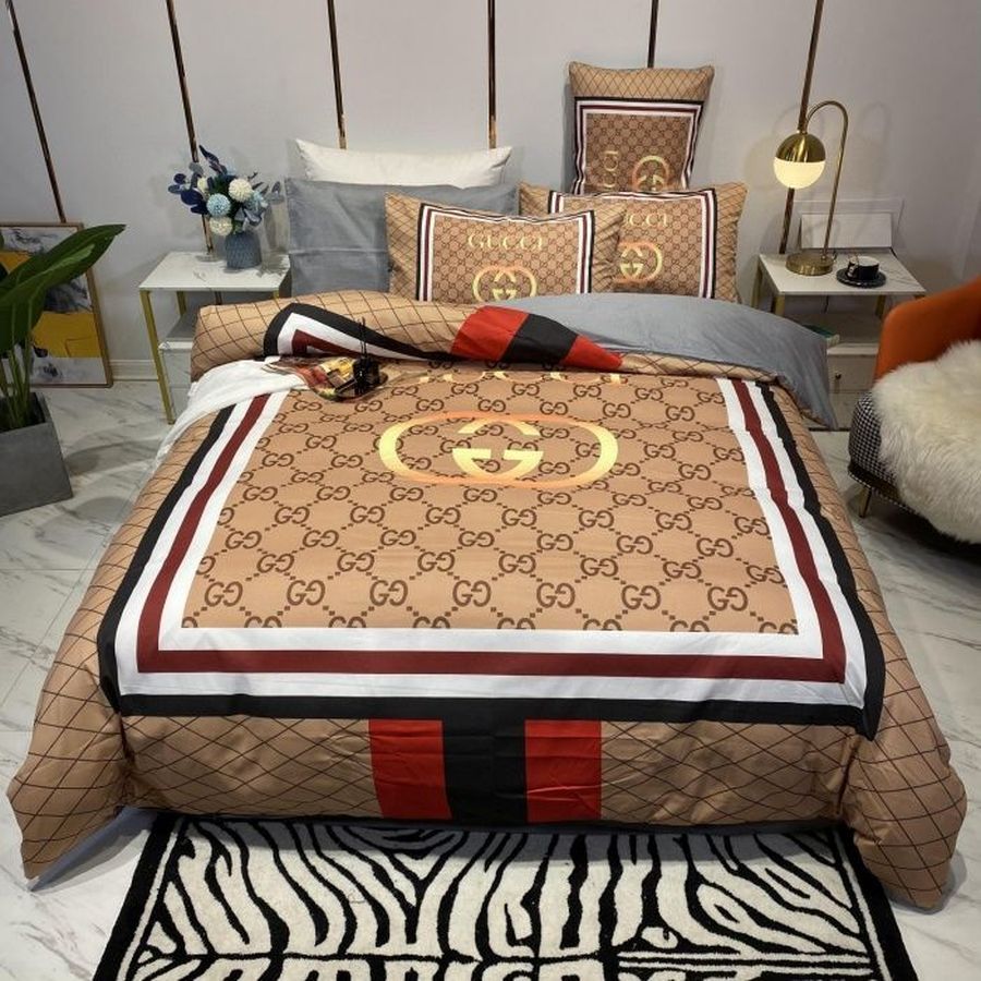 Luxury Gc Gucci Type 81 Bedding Sets Duvet Cover Luxury Brand Bedroom Sets