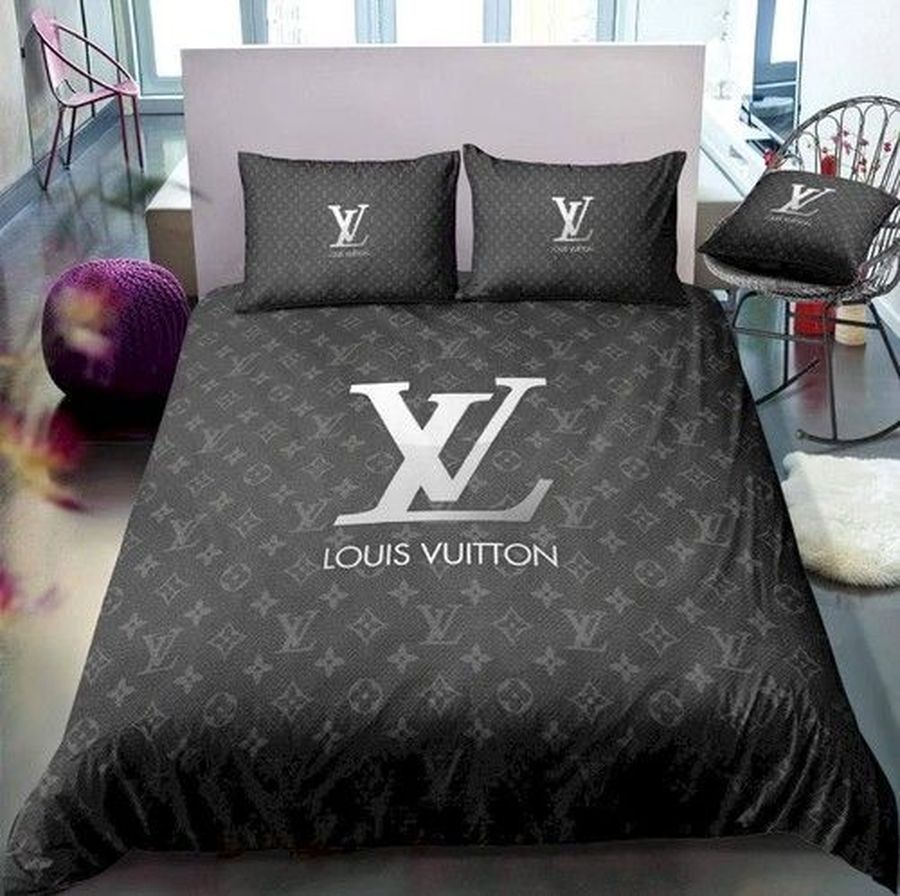 Lv type 58 bedding sets duvet cover lv bedroom sets luxury brand