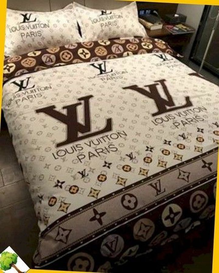 Supreme Louis Vuitton Black Background Bedding Sets Bed Sets Bedroom Sets Comforter  Sets Duvet Cover Bedspread