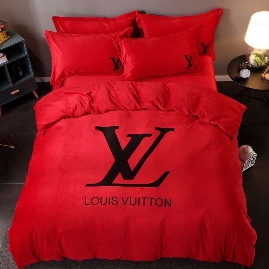 Cheap Colorful LV Logo Louis Vuitton Bed Set Louis Vuitton Duvet Cover For  Luxury Bedroom  Rosesy