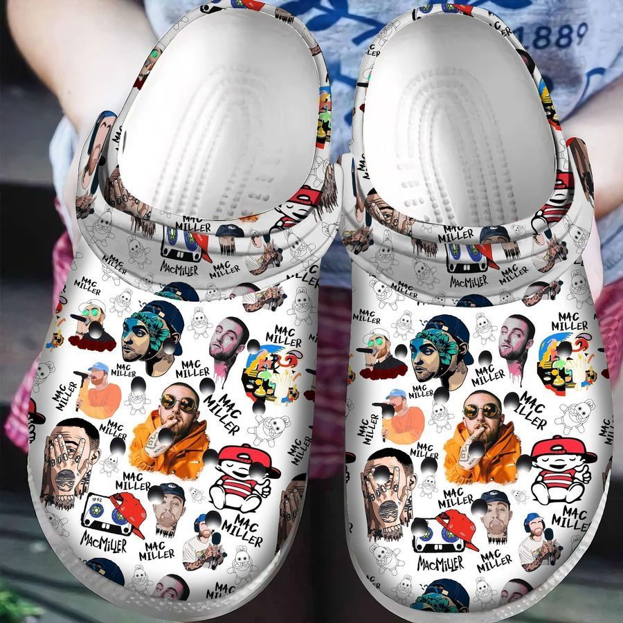 Mac Miller For Men And Women Gift For Fan Classic Water Rubber Crocs Crocband Clogs, Comfy Footwear