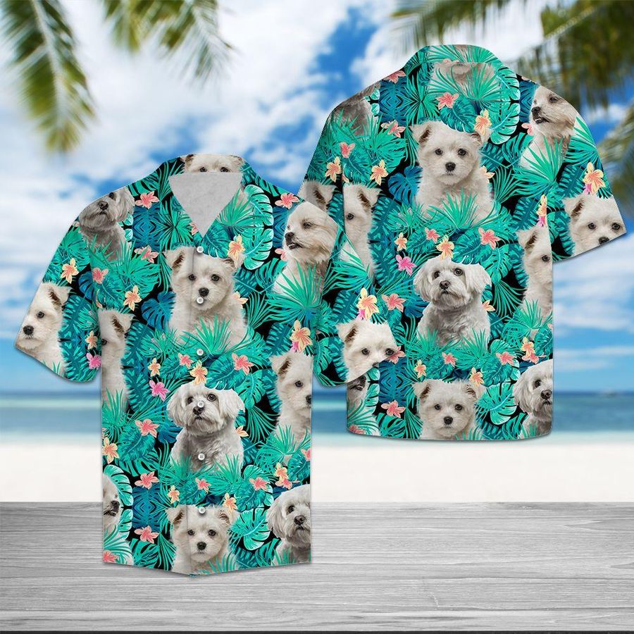 Maltese Hawaiian Shirt Pre12685, Hawaiian shirt, beach shorts, One-Piece Swimsuit, Polo shirt, funny shirts, gift shirts, Graphic Tee