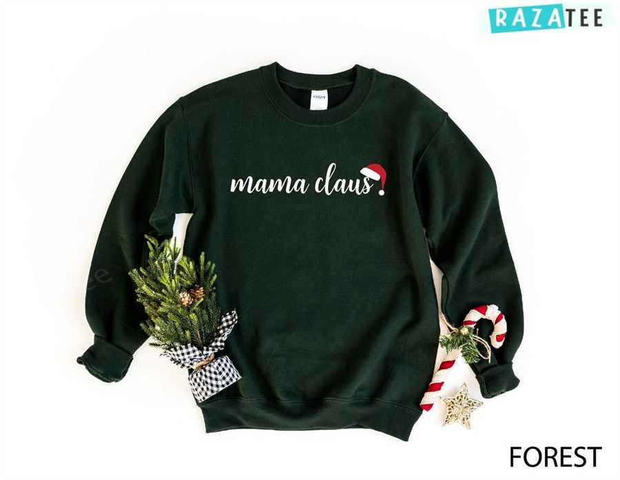 Mama Claus Shirt Christmas Mama Shirt Gift For Christmas Mama Claus T Shirt Christmas Gift Ideas For Mom