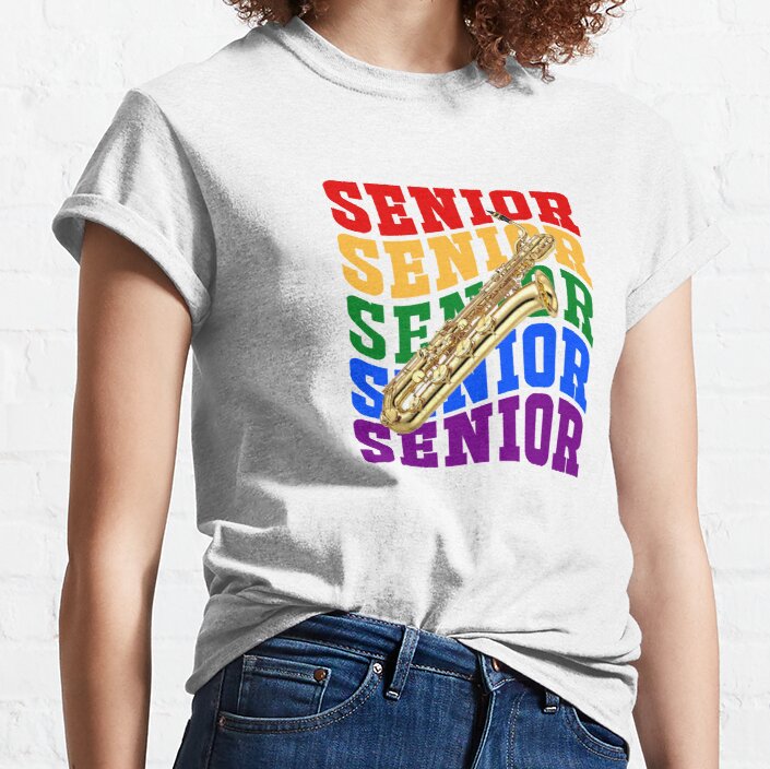 Marching Band Senior - Baritone Saxophone Classic T-Shirt