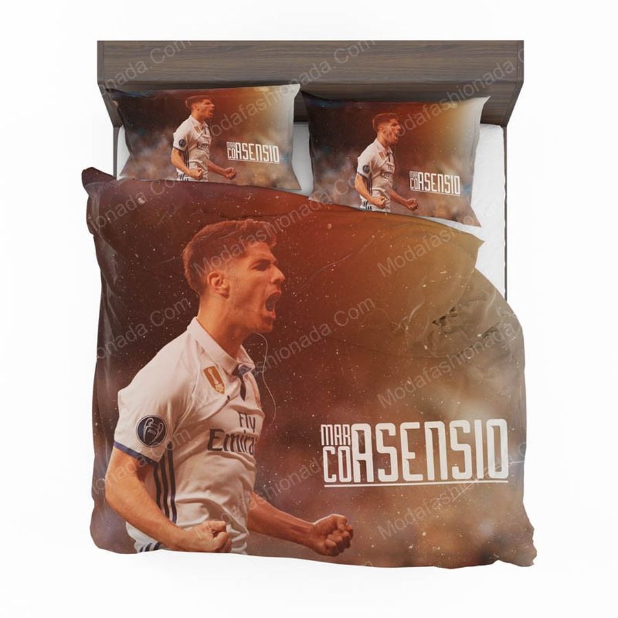 Marco Asensio Read Madrid Spain Footballer Sport 1 Bedding Set – Duvet Cover – 3D New Luxury – Twin Full Queen King Size Comforter Cover