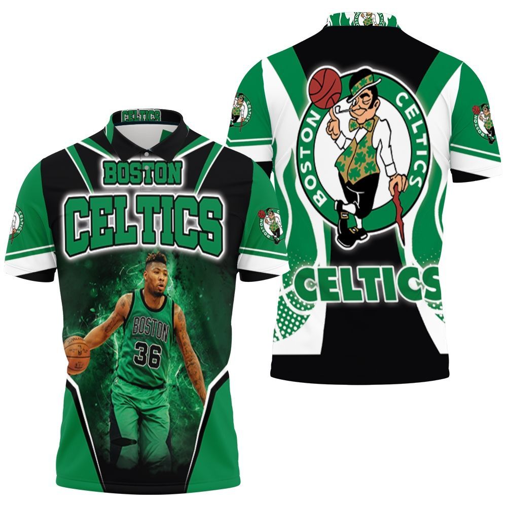 Marcus Smart 36 Boston Celtics Wallpapers Polo Shirt All Over Print Shirt 3d T-shirt