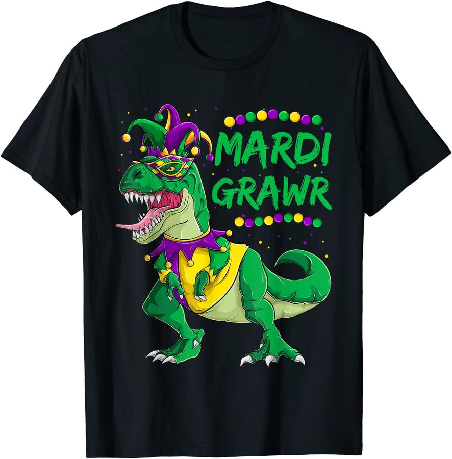 Mardi Grawr Dino Jester Outfit, Mardi Gras T Rex Kids Boys