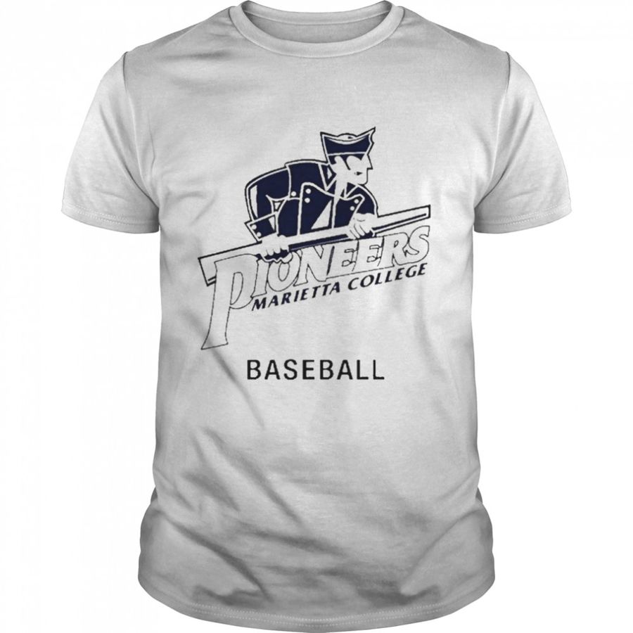 Marietta College Pioneers Baseball Name Drop T-Shirt