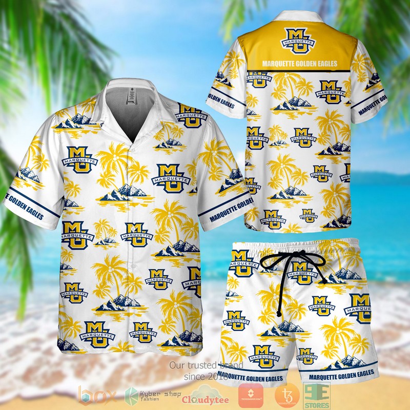 Marquette Golden Eagles Hawaiian Shirt, Short – LIMITED EDITION