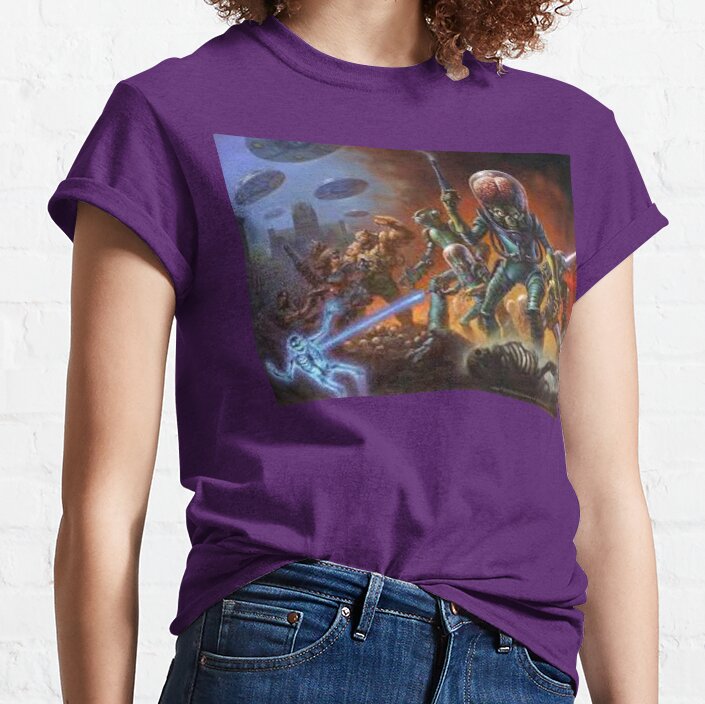 Mars Attacks! Ack! Martian girl Classic T-Shirt