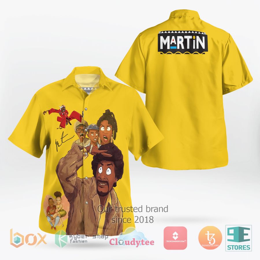 Martin TV Series Yellow Hawaiian Shirt – LIMITED EDITION