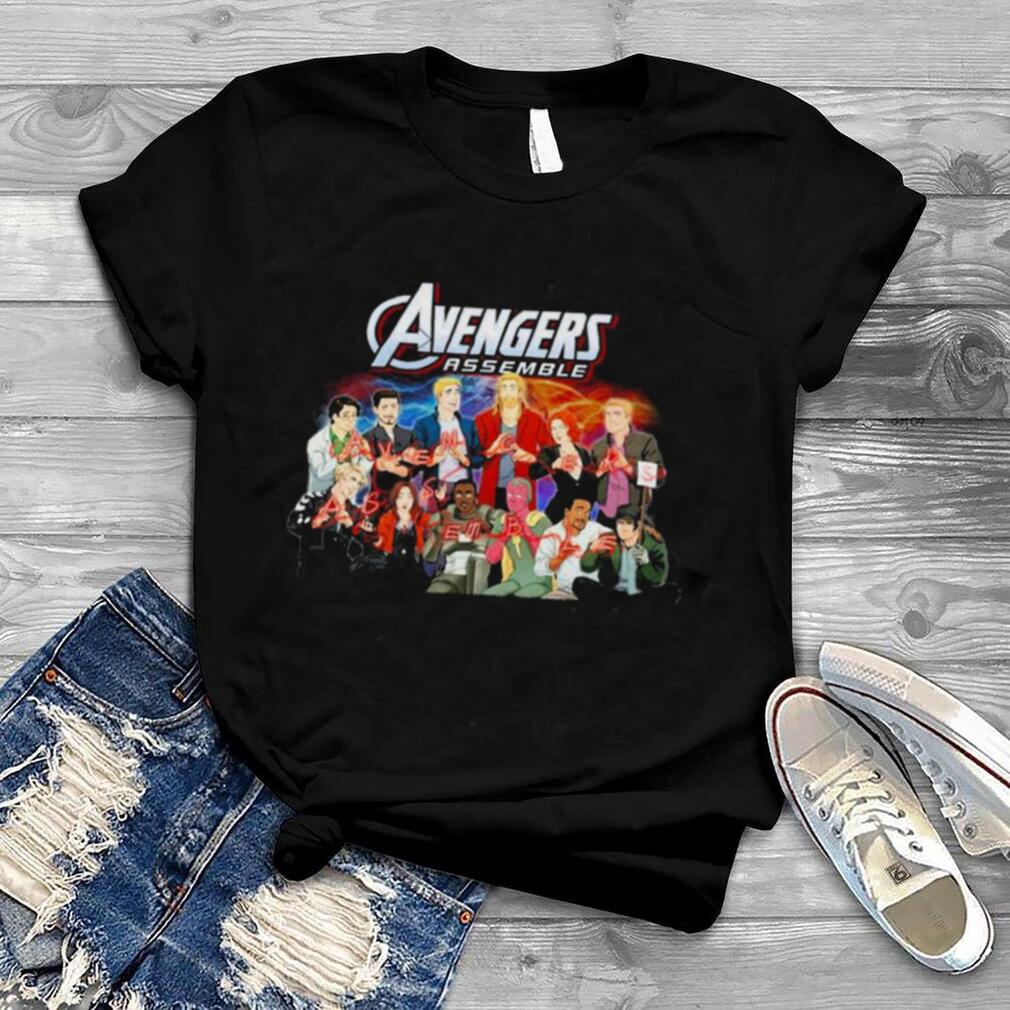 Marvel Avengers Assemble Characters Tv Show Shirt