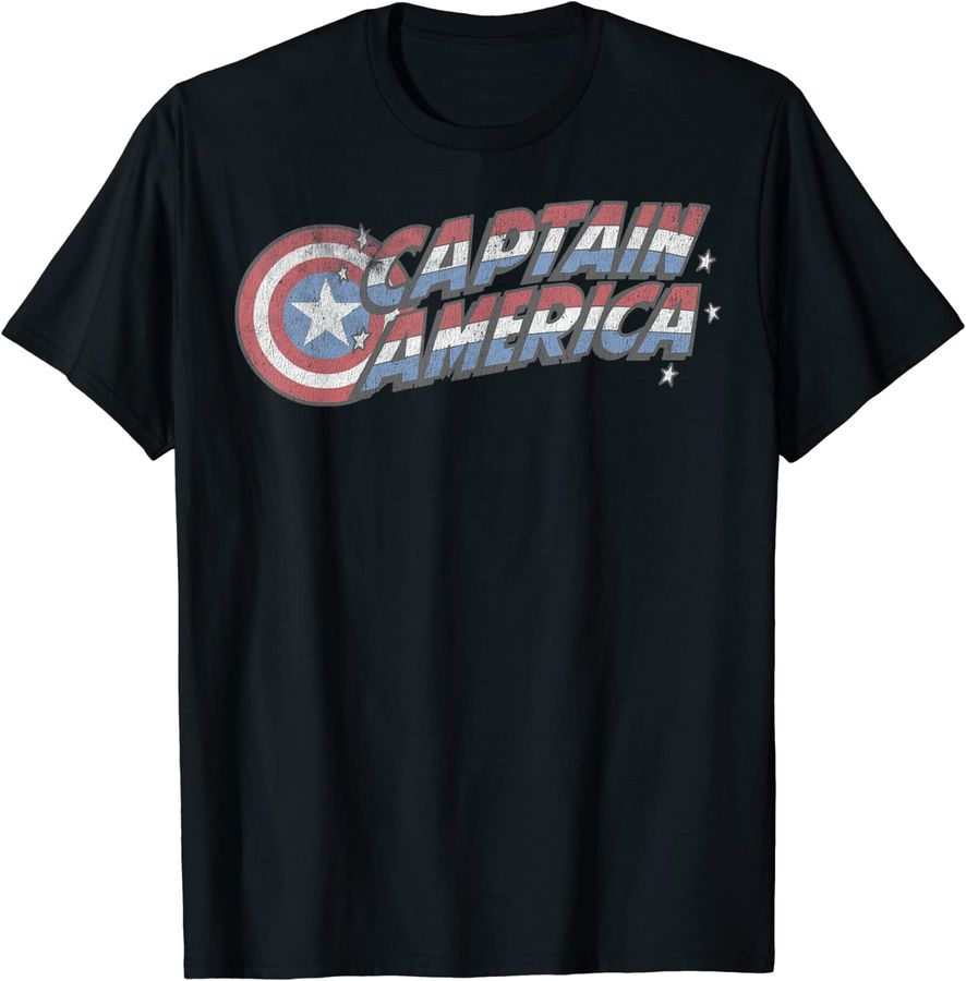 Marvel Avengers Captain America Retro Logo