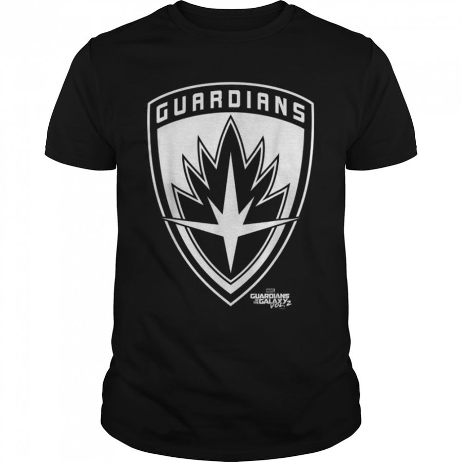 Marvel Guardians of Galaxy 2 Classic Shield Graphic T-Shirt B07PG553BD