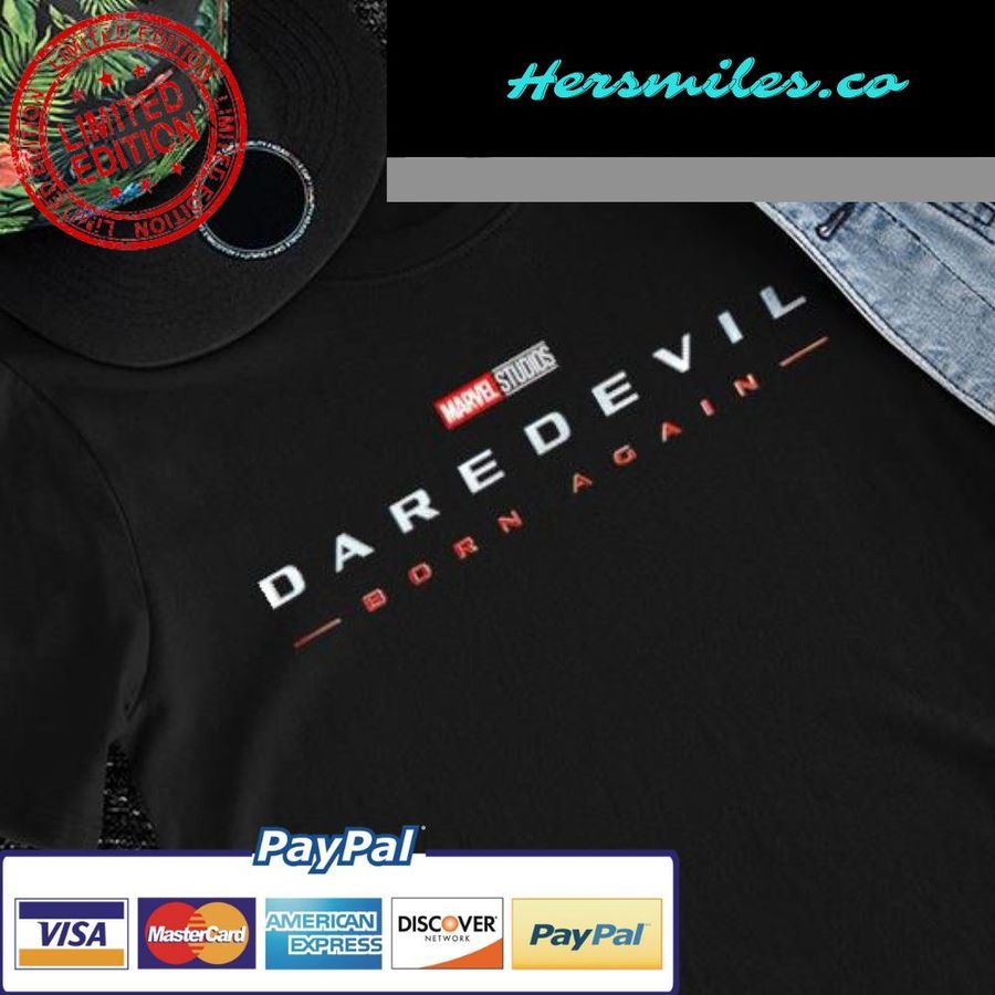 Marvel Studios Daredevil Born Again logo shirt