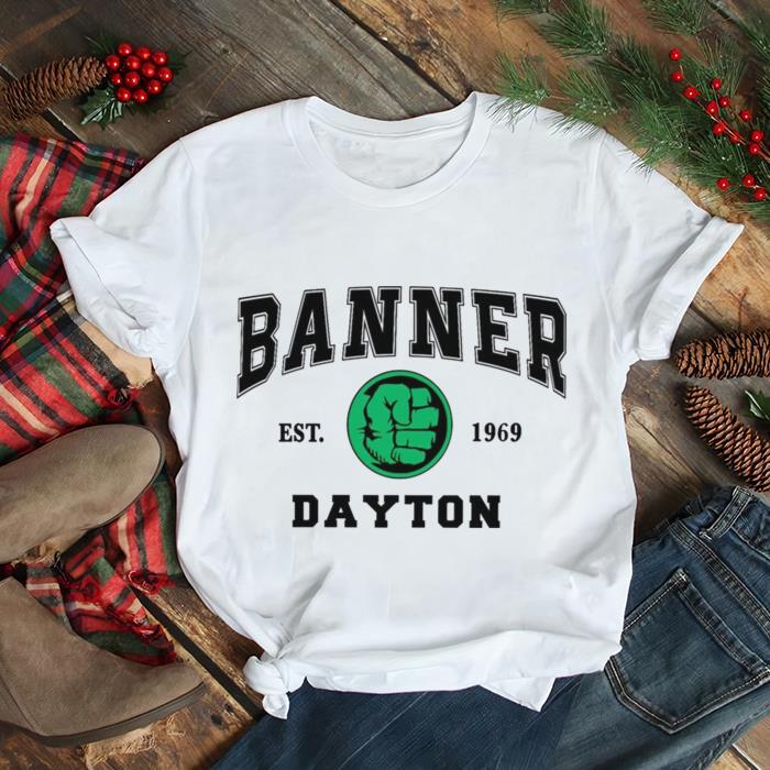 Marvel Superhero Team Banner Dayton Est 1969 shirt