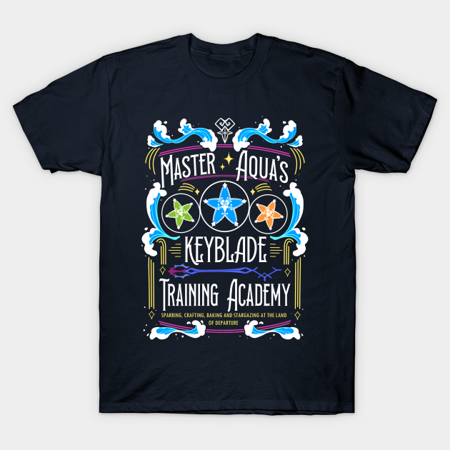 Master Aqua's Keyblade Training Academy [COLOR ver.] T-shirt, Hoodie, SweatShirt, Long Sleeve