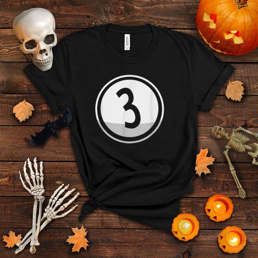 Matching Halloween Costume Set Billiard Balls 3 Ball Only T Shirt