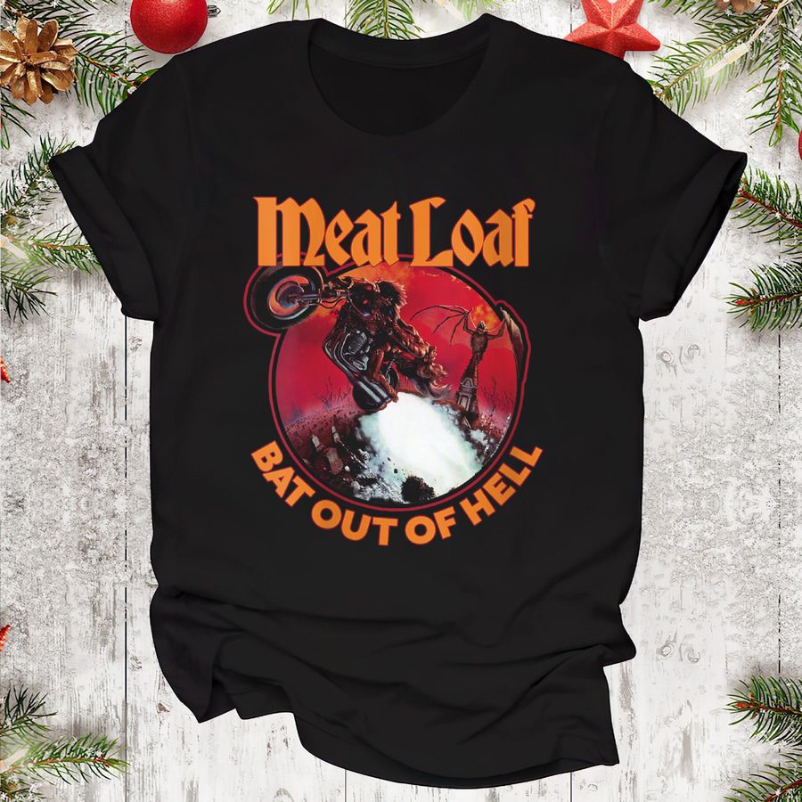 Meat Loaf Bat Out Of Hell Bike T-Shirt