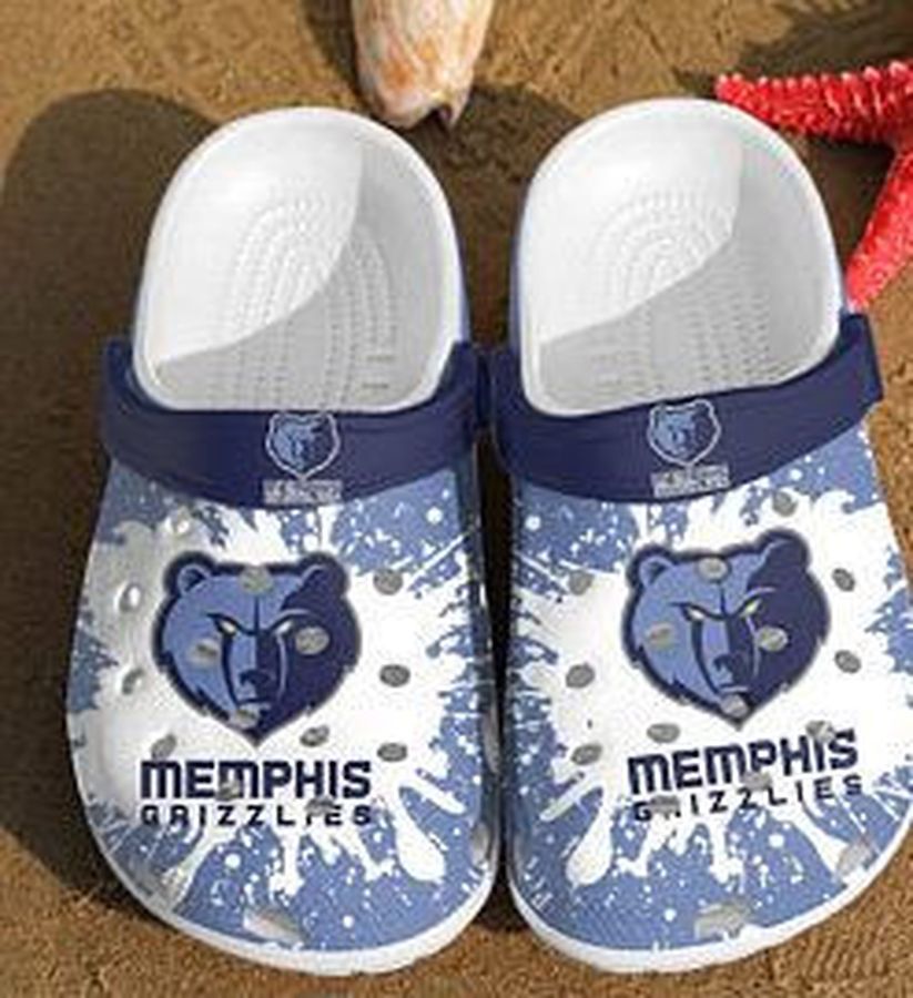 Memphis Grizzlies Crocs Crocband Clog clog Comfortable For Mens And Womens Classic Clog Water Shoes