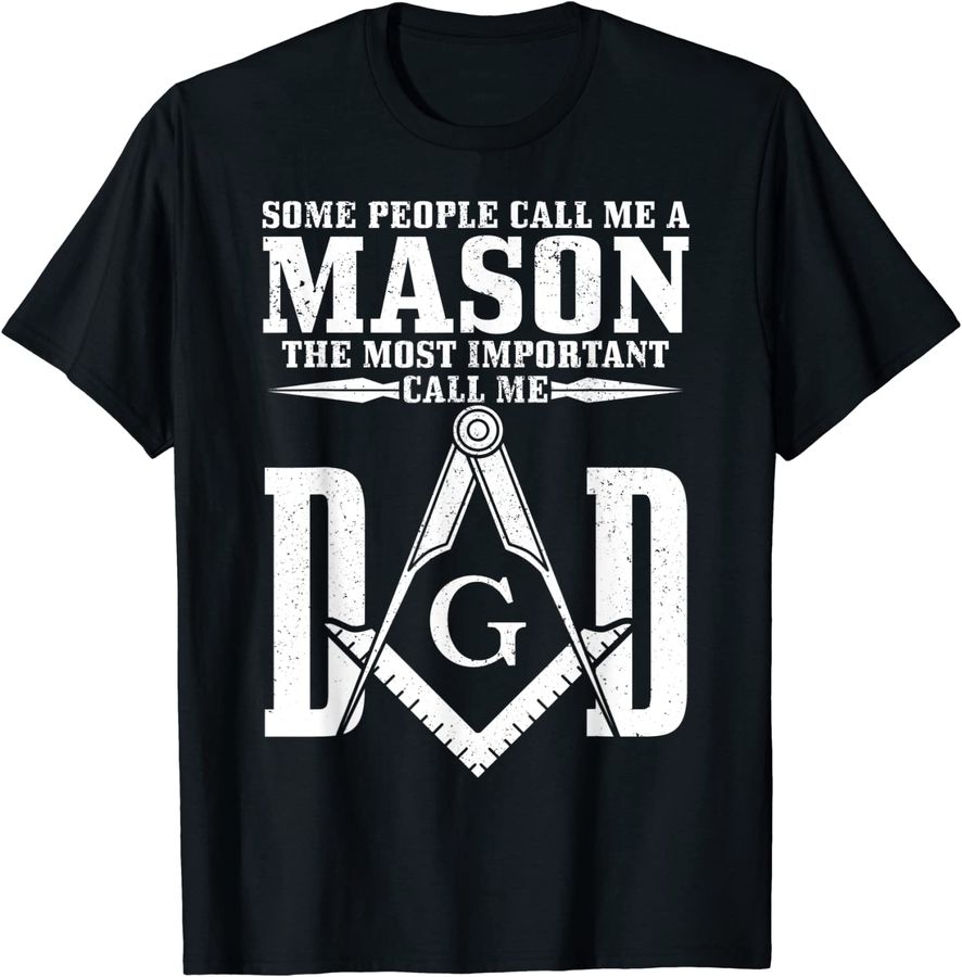 Mens Mason Dad Square & Compass Masonic Freemason Shriner
