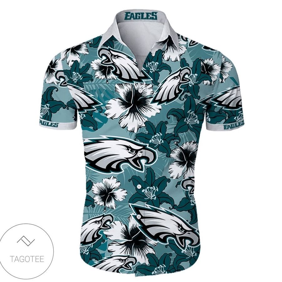 Mens Philadelphia Eagles Hawaiian Shirt