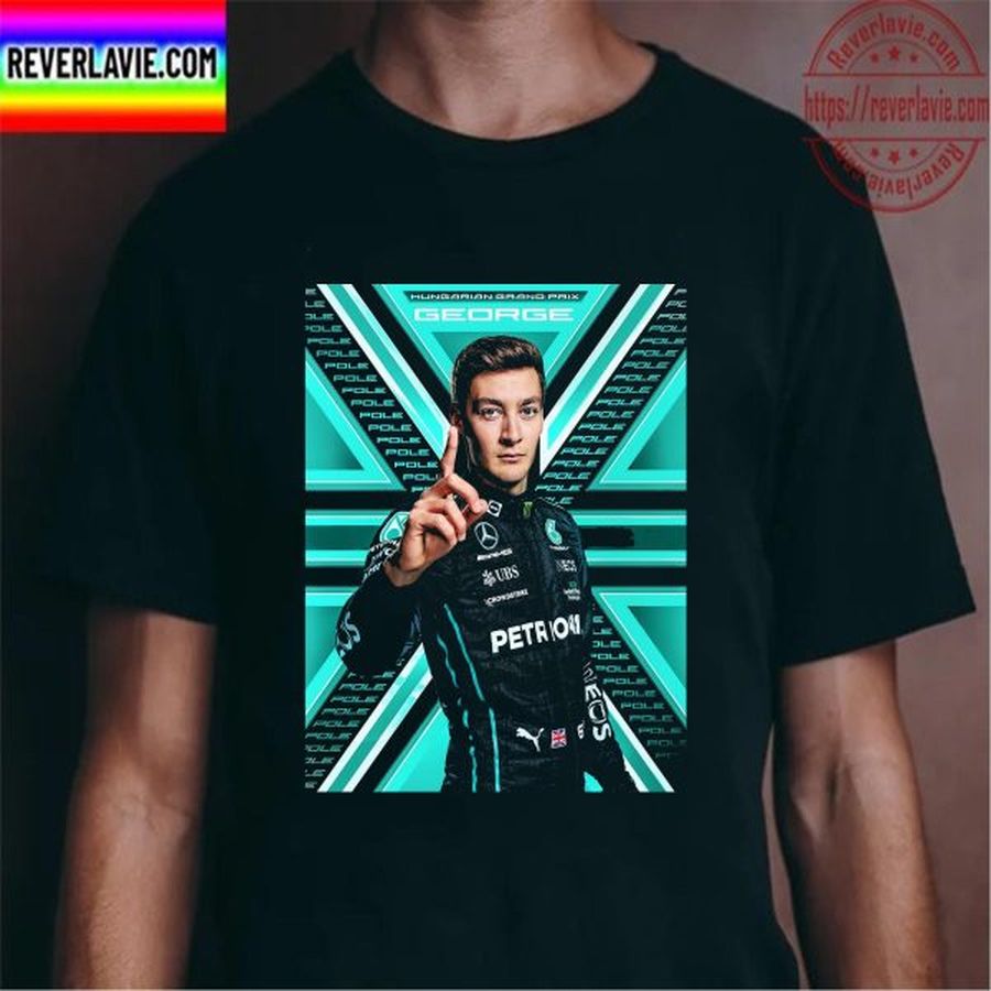 Mercedes-AMG PETRONAS F1 Team George Russell Pole Position In Hungary GP Unisex T-Shirt
